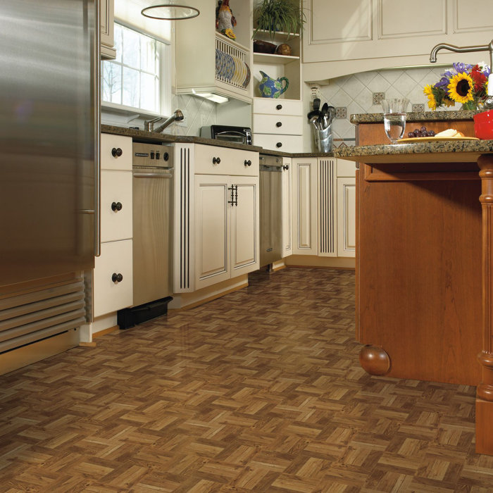 Armstrong Flooring Units Criswood 12" x 12" x 0.045 mm Oak Vinyl Tile